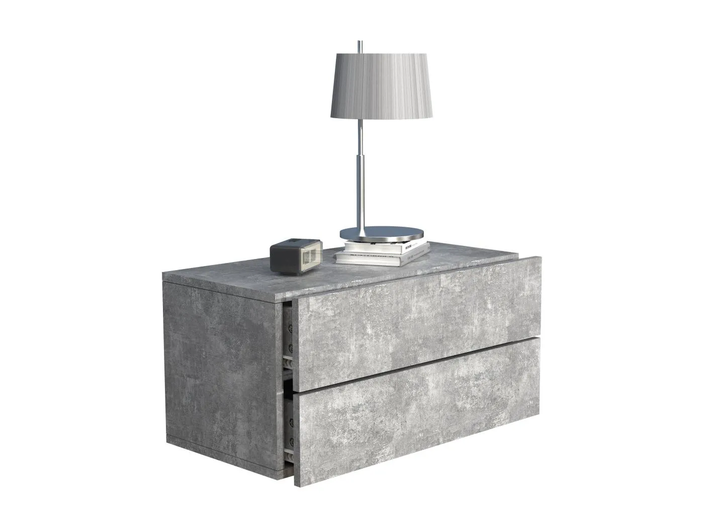 Holz Wandschublade Wand Hänge Nachttisch Usal L60