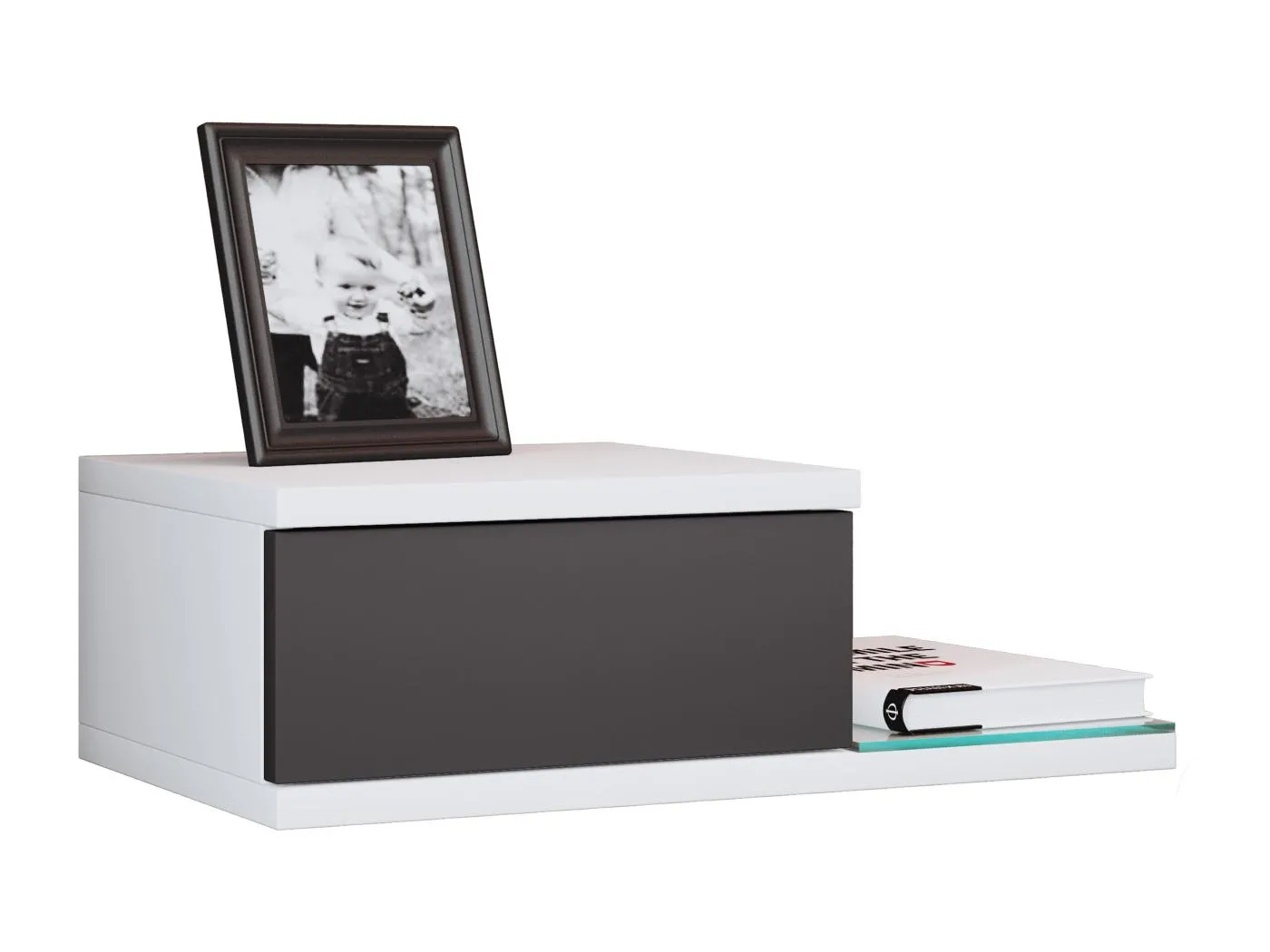 Design Wandschublade Nachttisch Regal Konsila M