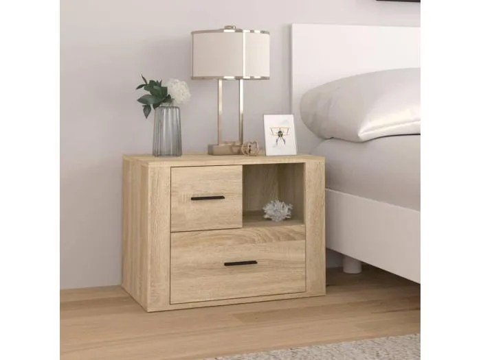 Nachttisch Sonoma-Eiche 60x36x45 cm Holzwerkstoff