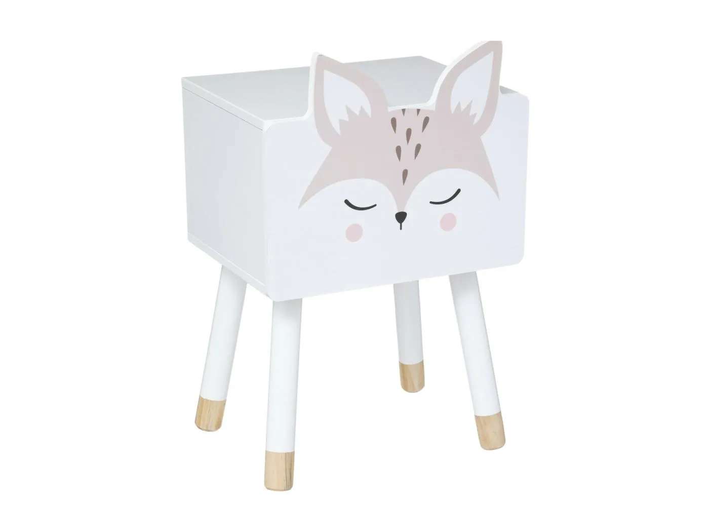 Couchtisch weiß MDF 53x26.5x34cm