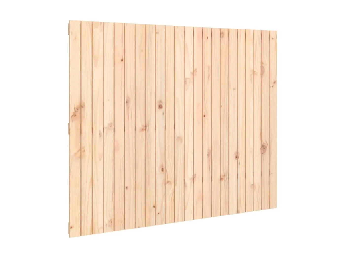 Wand-Kopfteil,Bettkopfteil 140x3x110 cm Massivholz Kiefer -gkd933471