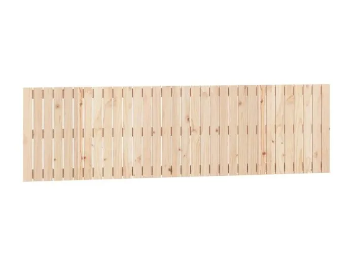 Wand-Kopfteil,Bettkopfteil 204x3x60 cm Massivholz Kiefer -gkd537124
