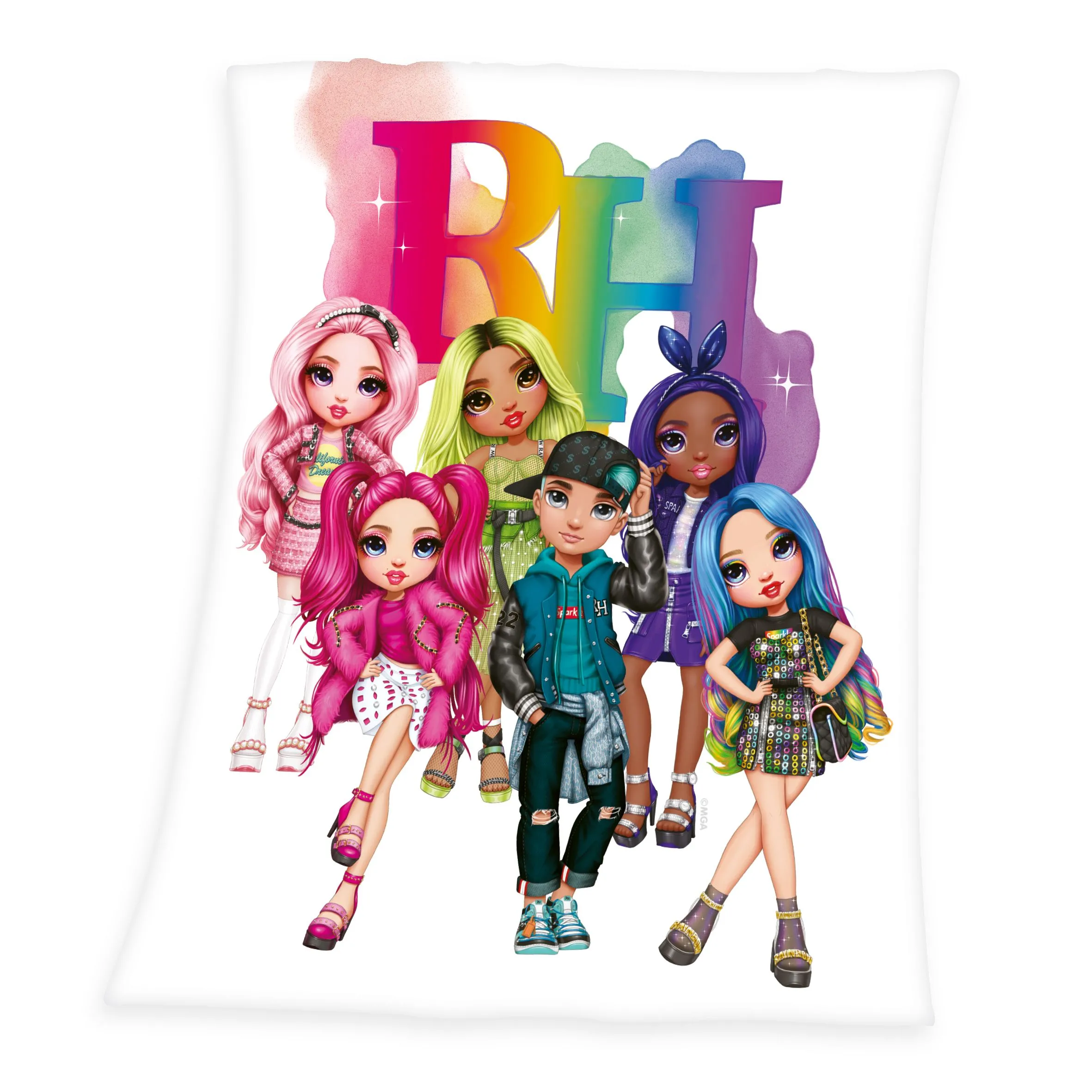 Decke FLECCE RAINBOW HIGH 105655