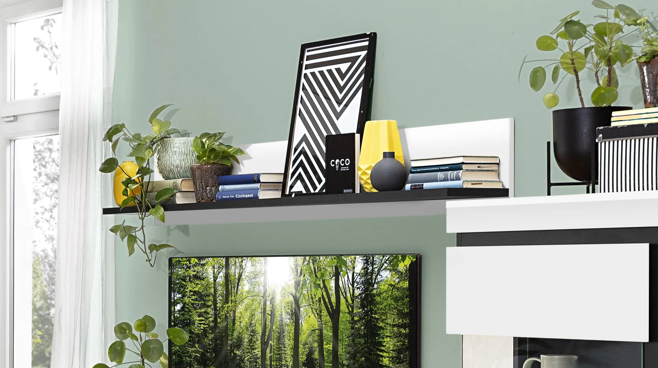 Wandboard ASMUS weiß 136497