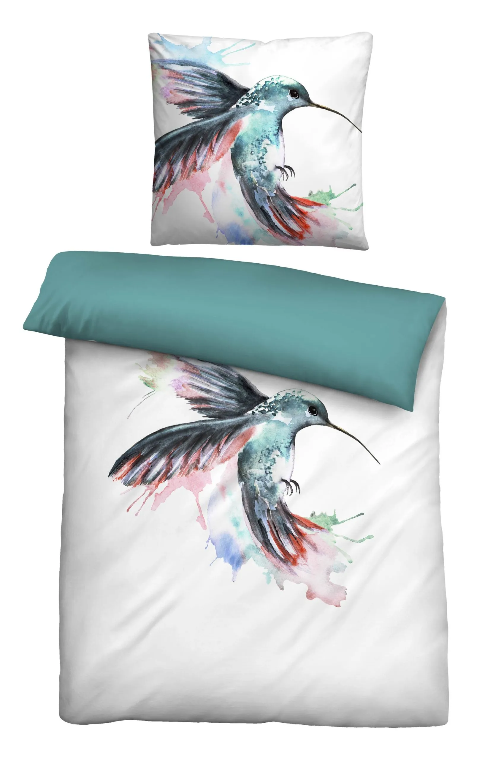 Bettwäsche LINON aqua 667396