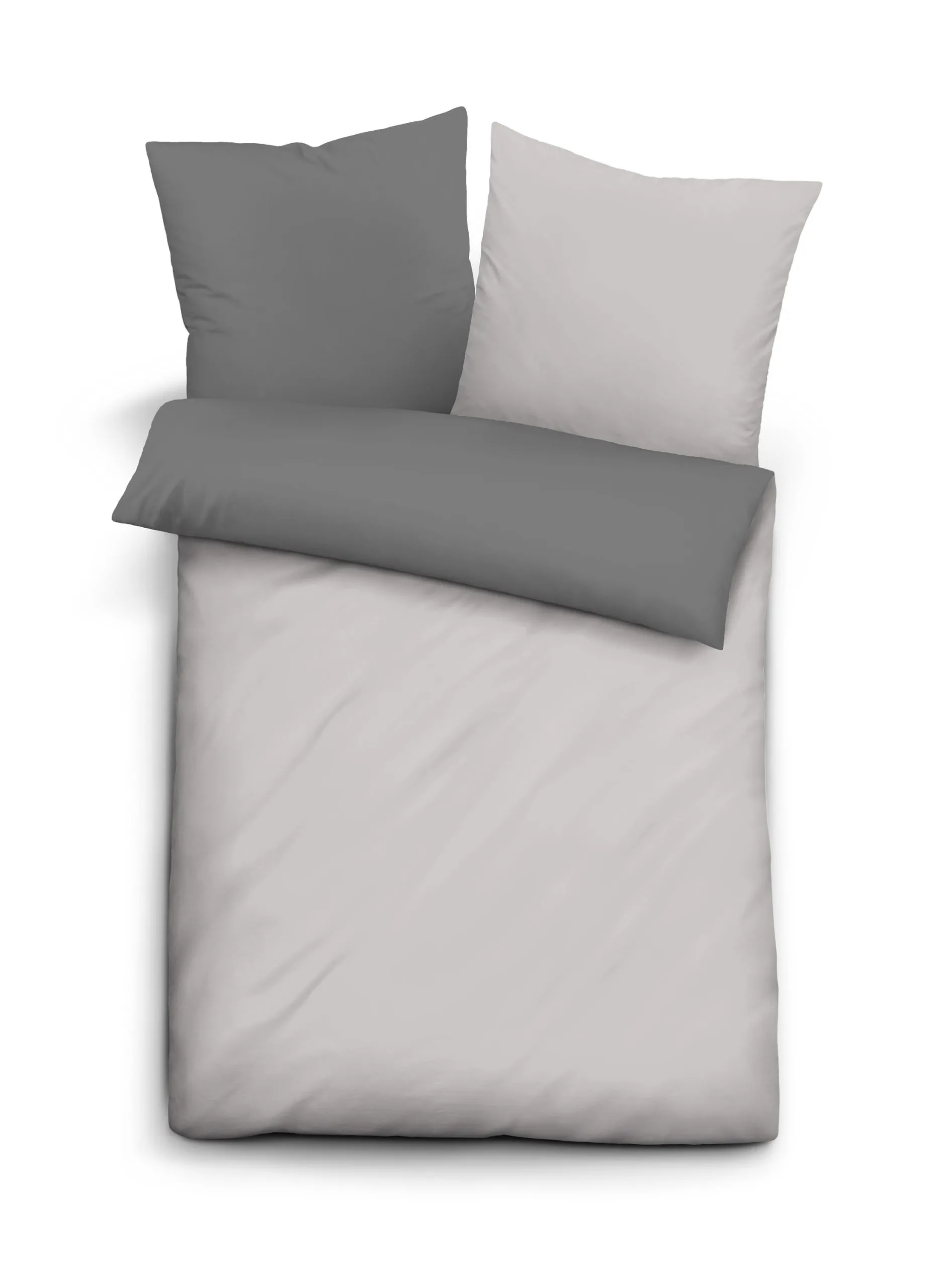 Bettwäsche RENFORCÉ sturmgrau 667471