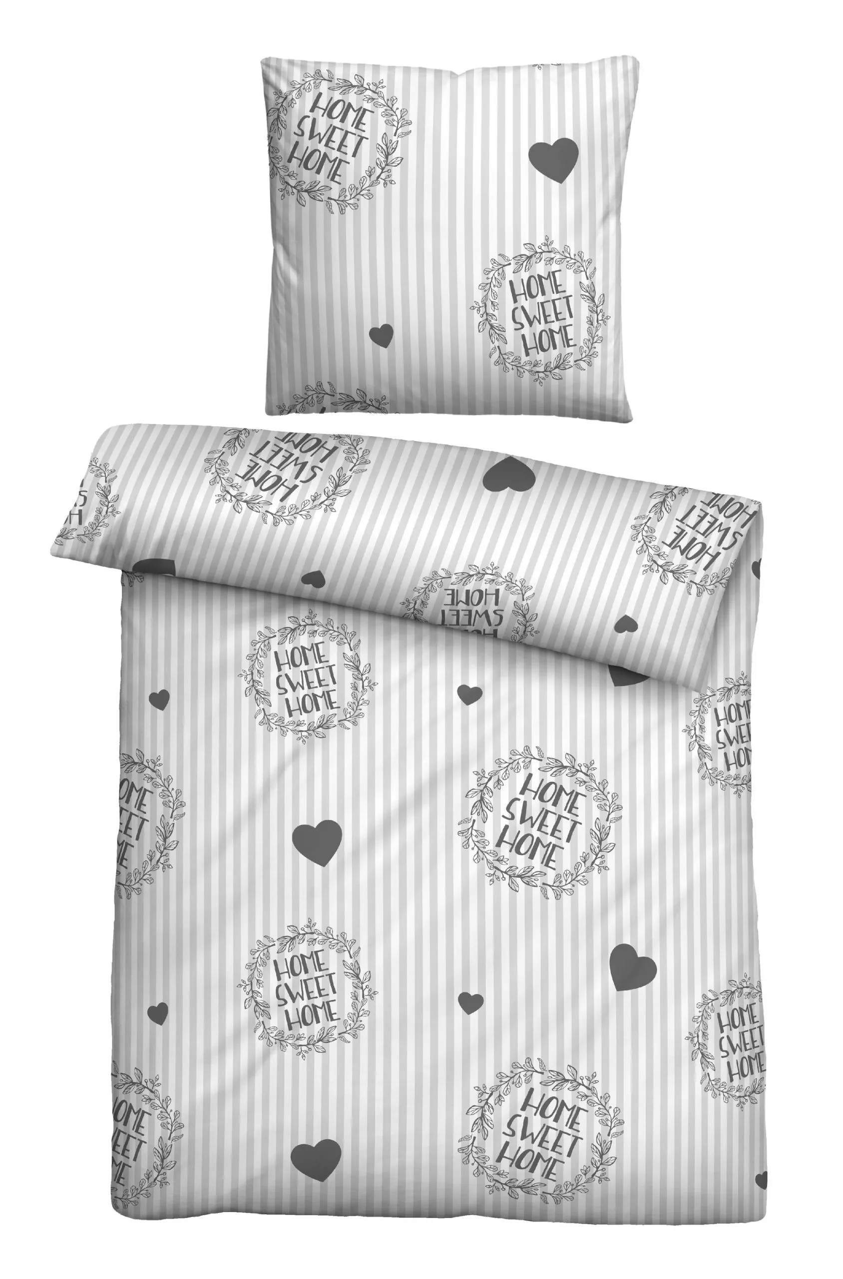 Bettwäsche SATIN grau 667479