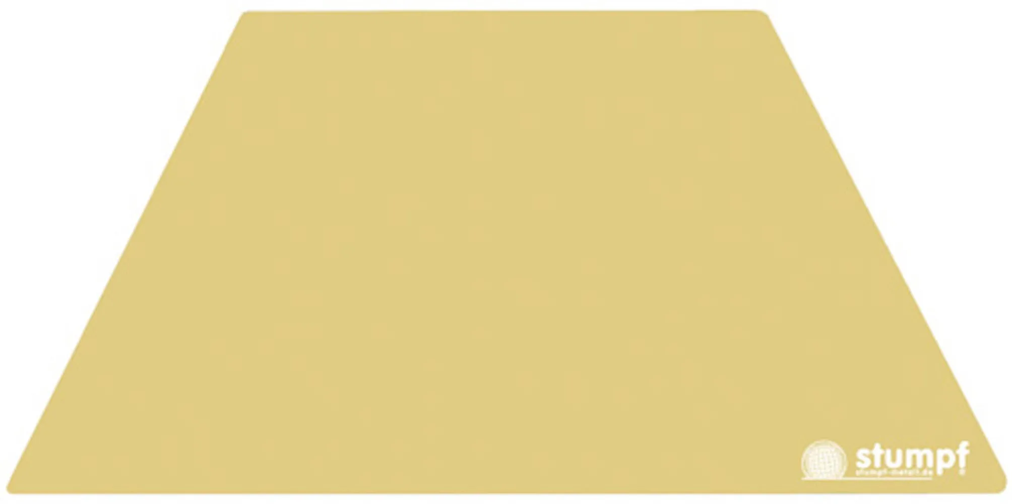 Kennzeichnungsaufkleber für Trapez-Einwurfklappen zur Farbcodierung | Sandgelb