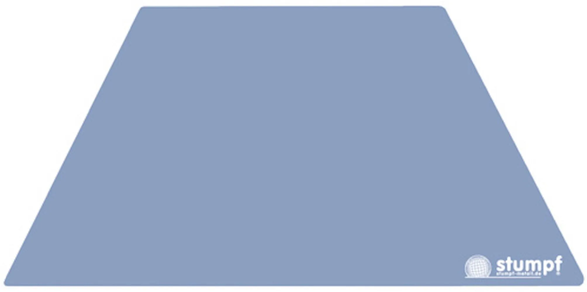 Kennzeichnungsaufkleber für Trapez-Einwurfklappen zur Farbcodierung | Taubenblau