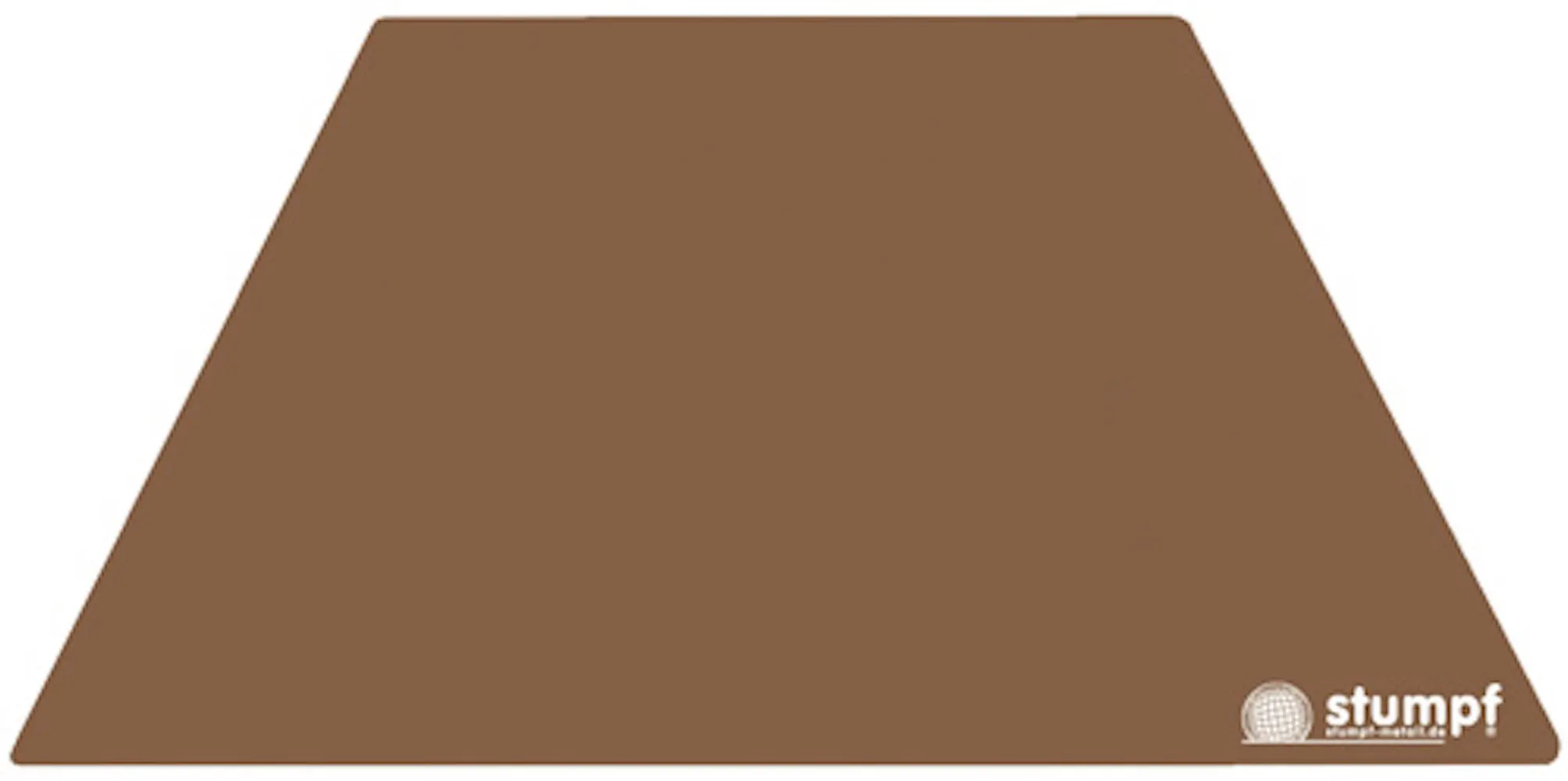 Kennzeichnungsaufkleber für Trapez-Einwurfklappen zur Farbcodierung | Lehmbraun