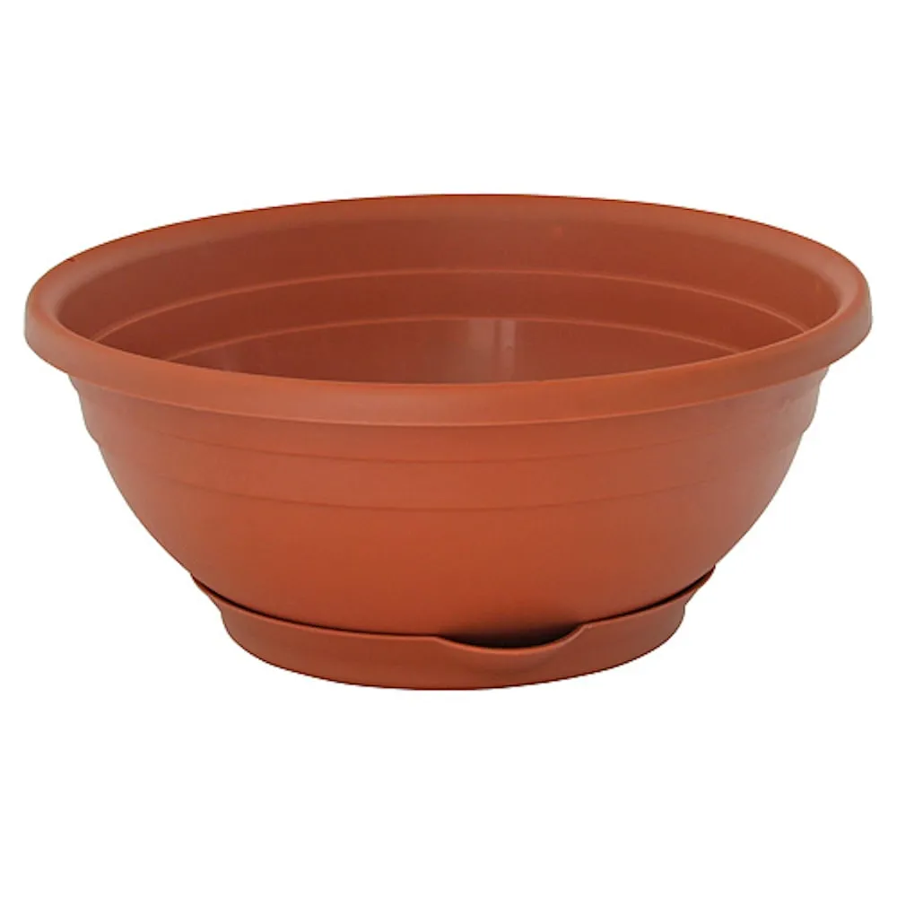 PROREGAL Blumentopf Rund 25x10cm Serenella