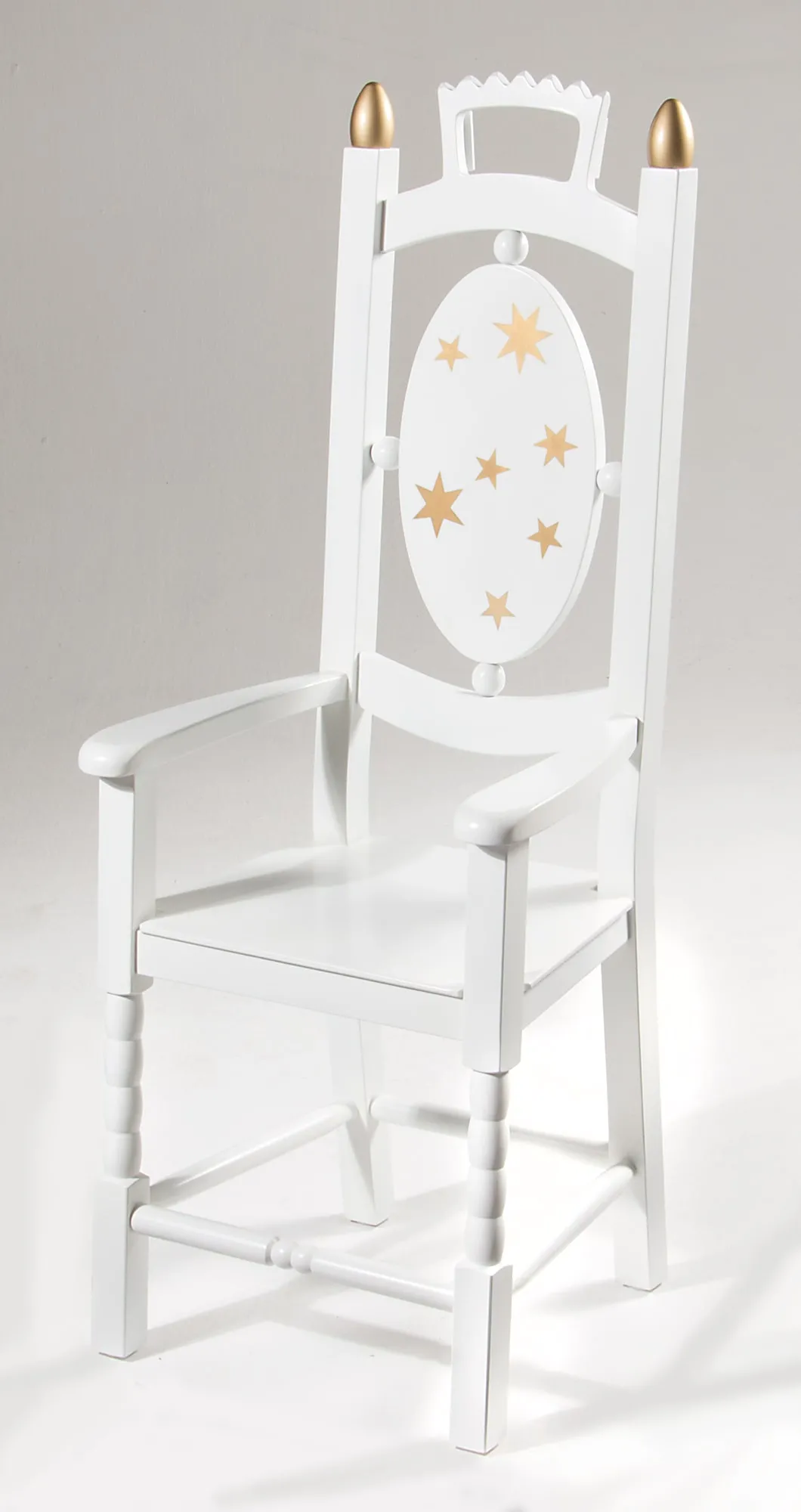 Dusyma Geburtstagsstuhl, blau oder weiß