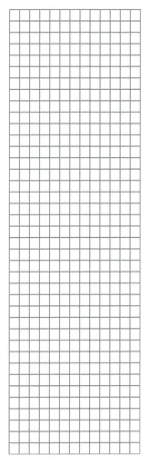 Drahtgitter-Rückwand für Schulte Fachbodenregale mit Stecksystem | HxB 195x65cm | Glanzverzinkt