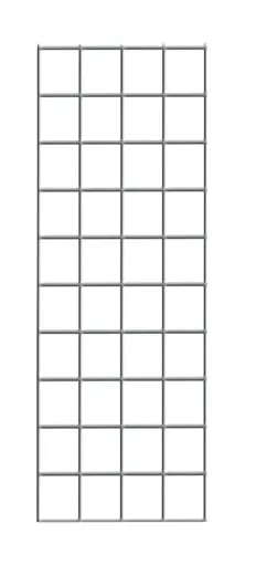 Drahtgitter-Seitenwand für Schulte Fachbodenregale mit Stecksystem | HxT 50x20cm | Glanzverzinkt