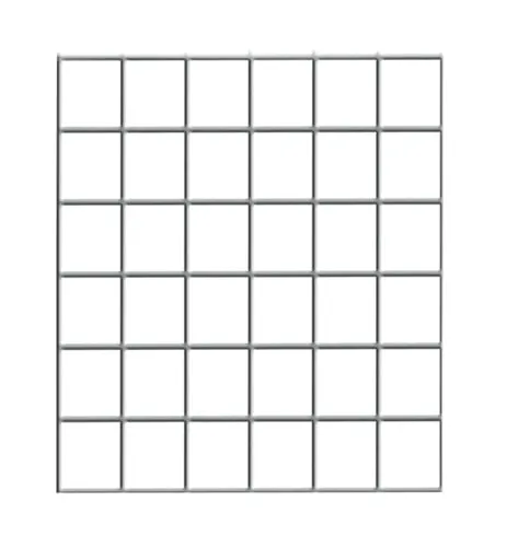 Drahtgitter-Seitenwand für Schulte Fachbodenregale mit Stecksystem | HxT 30x30cm | Glanzverzinkt