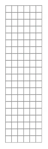 Drahtgitter-Seitenwand für Schulte Fachbodenregale mit Stecksystem | HxT 100x30cm | Glanzverzinkt