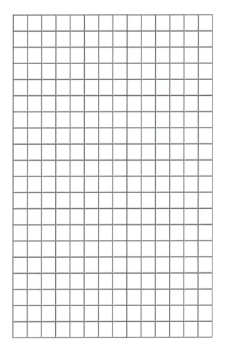 Drahtgitter-Seitenwand für Schulte Fachbodenregale mit Stecksystem | HxT 100x70cm | Glanzverzinkt