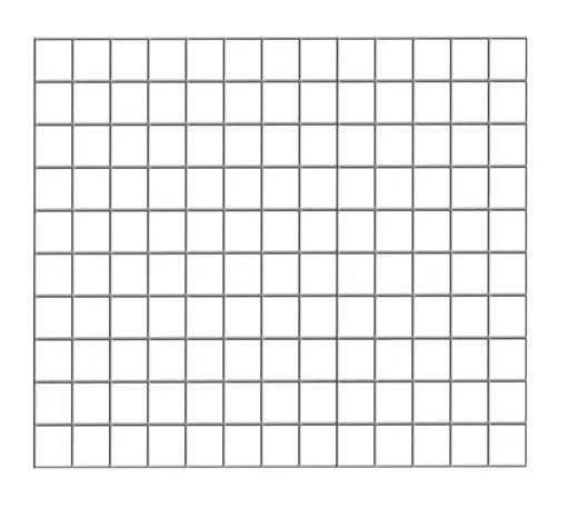 Drahtgitter-Rückwand für Schulte Fachbodenregale mit Stecksystem | HxB 50x65cm | Glanzverzinkt