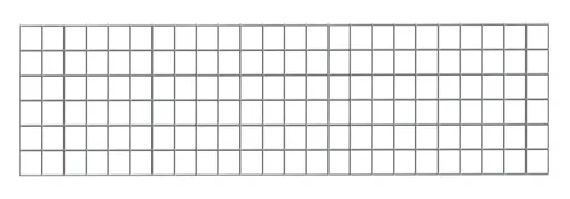 Drahtgitter-Rückwand für Schulte Fachbodenregale mit Stecksystem | HxB 30x120cm | Glanzverzinkt