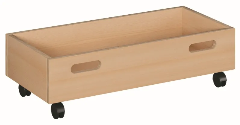 Rollkasten für Podeste mit Tretford-Teppich