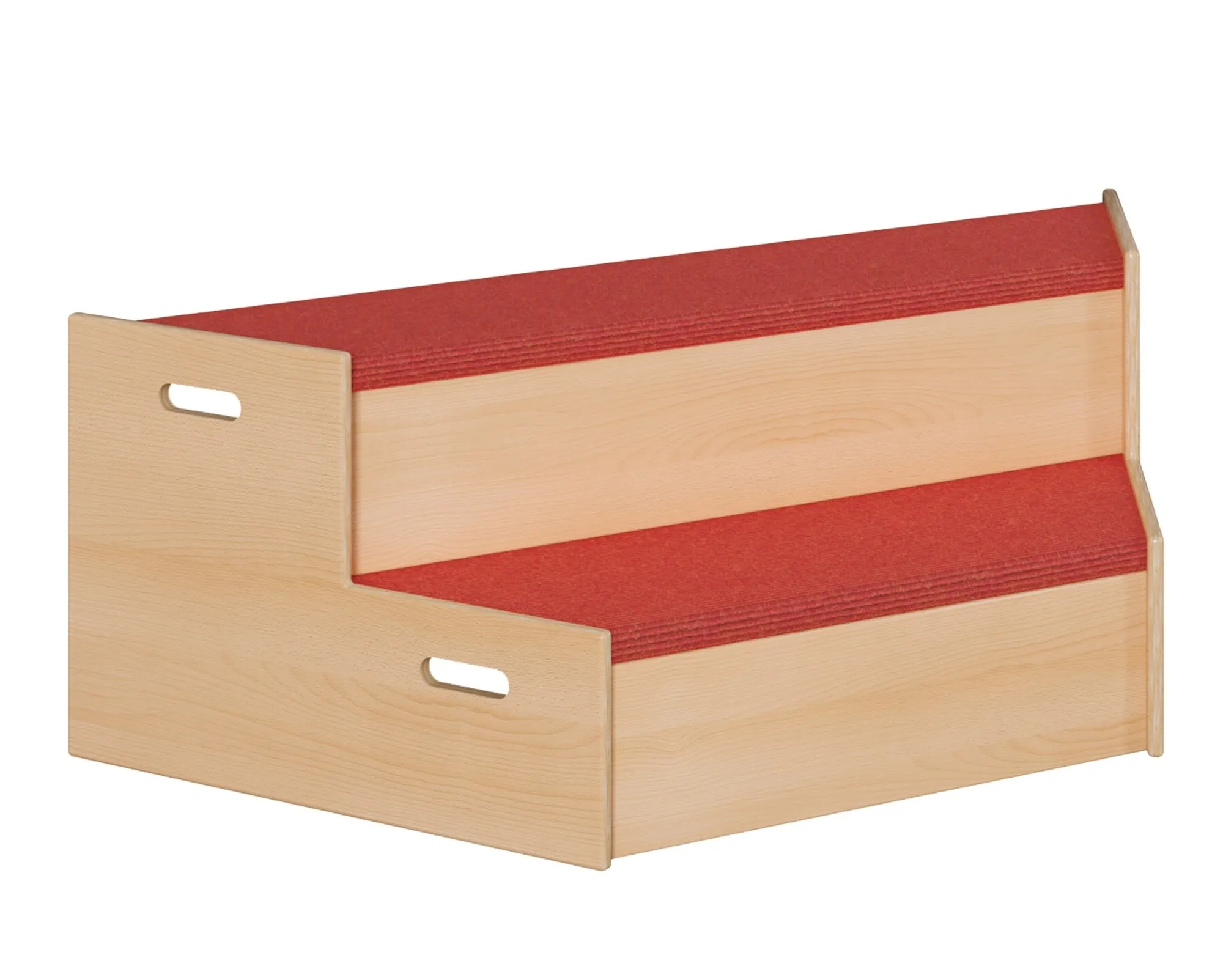 Spielpodest, Stufenpodest mit Teppichoberfläche