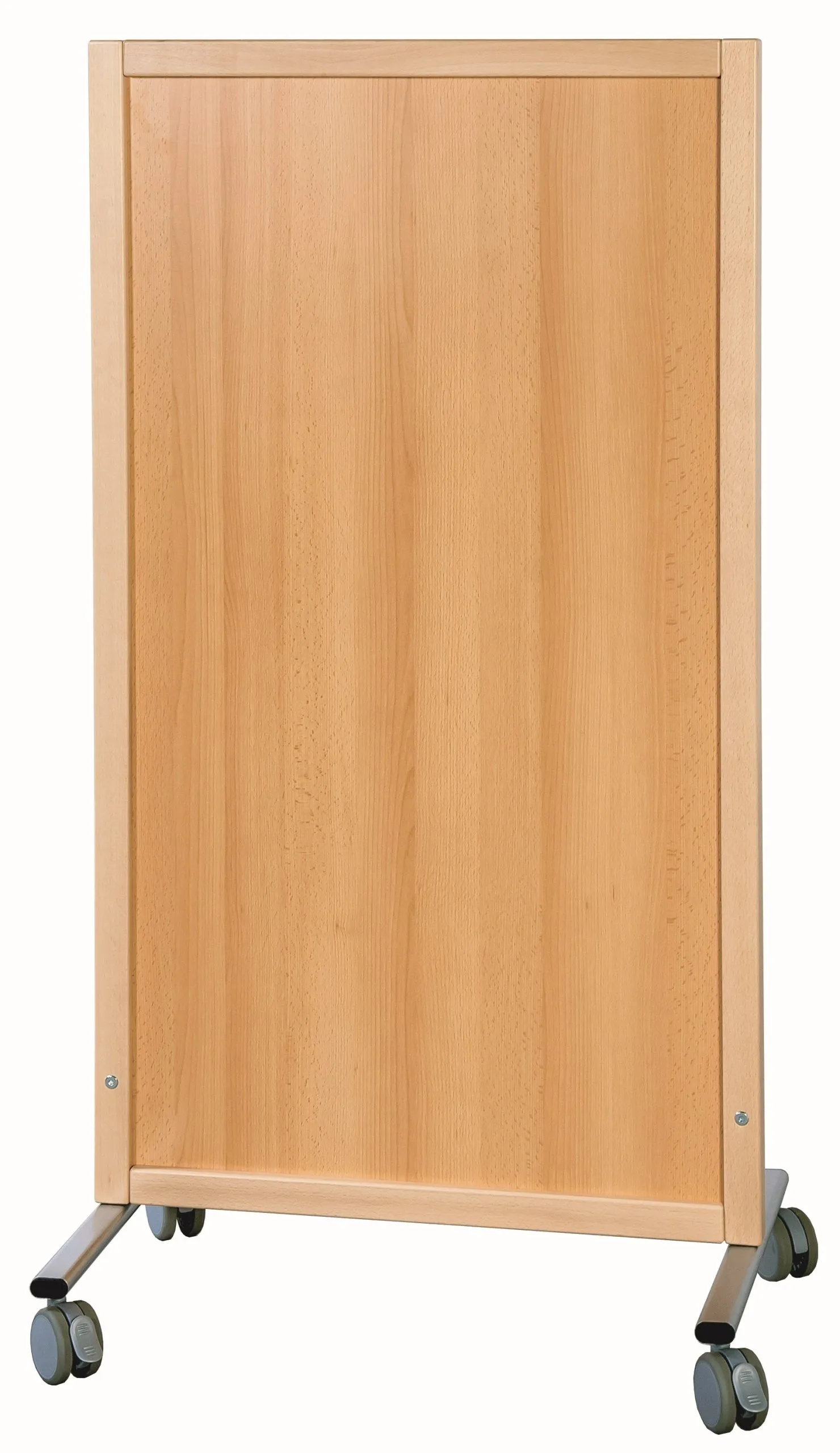 Mobile Trennwand mit Dekorplatte