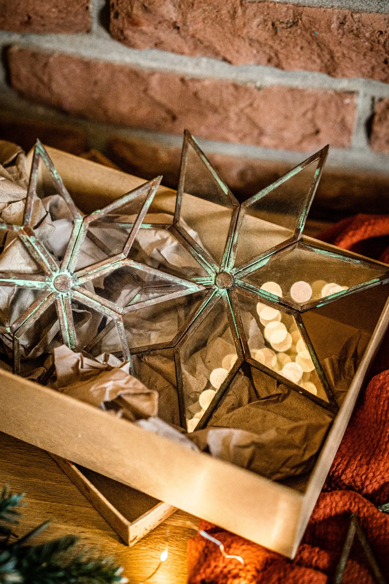 Glasstern hängend, Ø 19,5 cm