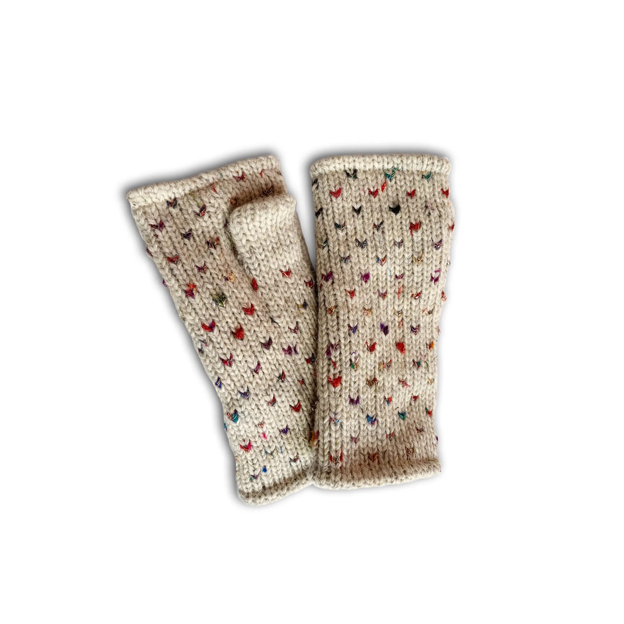 Pulswärmer, natur, multicolor