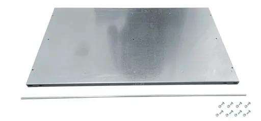 Fachboden mit Anschlagleiste für Schulte Büro-Fachbodenregal MULTIplus150 Schraubsystem | Traglast 150kg | BxT 100x60cm | Verzinkt