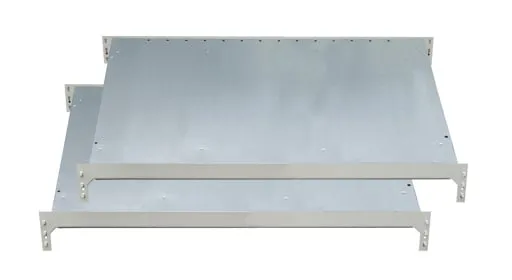 Zusatzebene für Schulte Doppel-Kanbanregal MULTIplus150 | BxT 100x60cm | Traglast 150kg | ohne Trenn- und Seitenführungen | Verzinkt