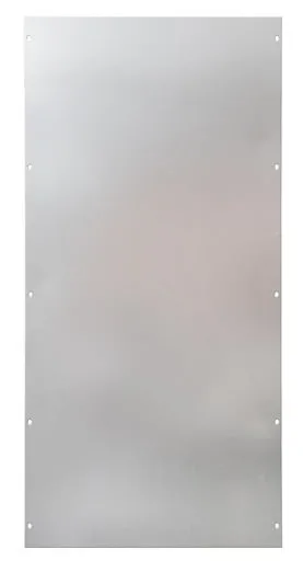 Vollblech-Seitenwand für Schulte Fachbodenregale mit Stecksystem | HxT 130x40cm | Verzinkt