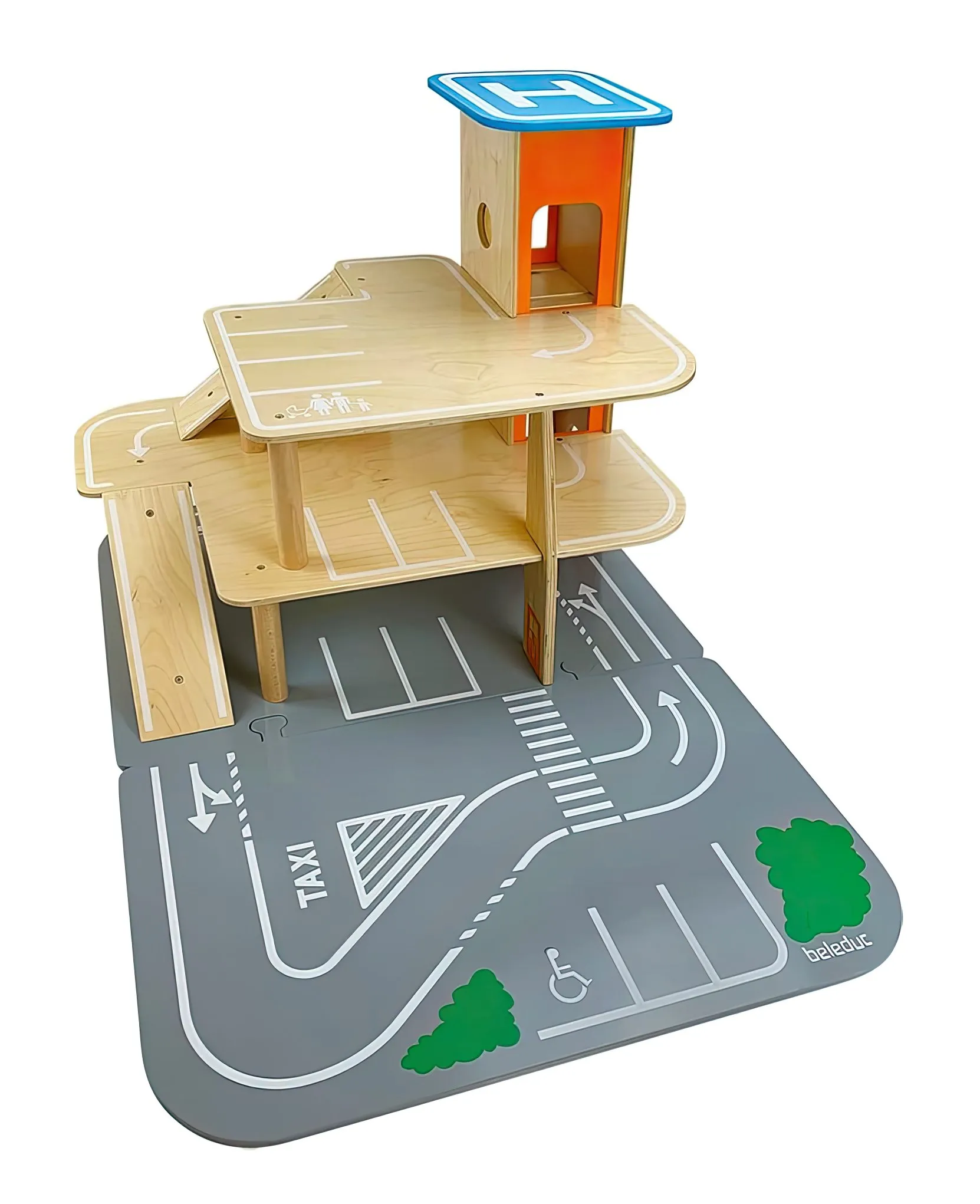 Beleduc Spiel-Parkhaus XXL City