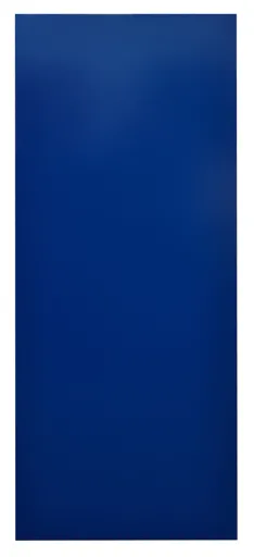 Vollblech-Außenrahmen-Seitenblende für Schulte Fachbodenregale mit Stecksystem | HxT 125x40cm | Enzianblau