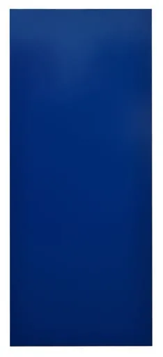 Vollblech-Außenrahmen-Seitenblende für Schulte Fachbodenregale mit Stecksystem | HxT 130x40cm | Enzianblau