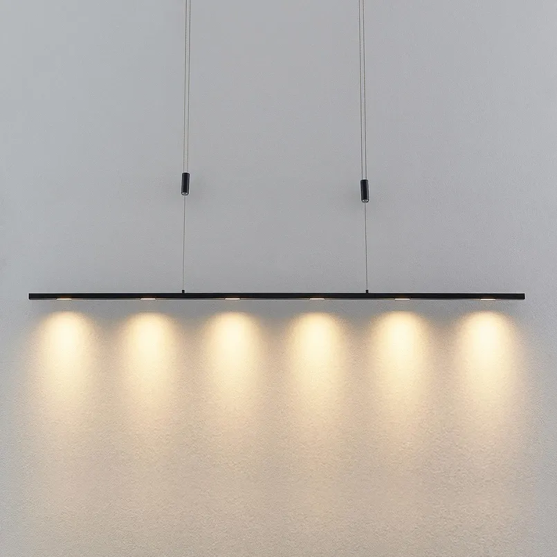 Lucande Led Pendellampe Stakato, 140 Cm, 6 Flg., Dimmbar Lampe Leuchte Licht B-Ware