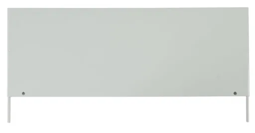 Stecktrennblech für Schulte Fachbodenregal mit Schraubsystem für MULTIplus250/330 | freistehend | HxT 14x60cm | Lichtgrau