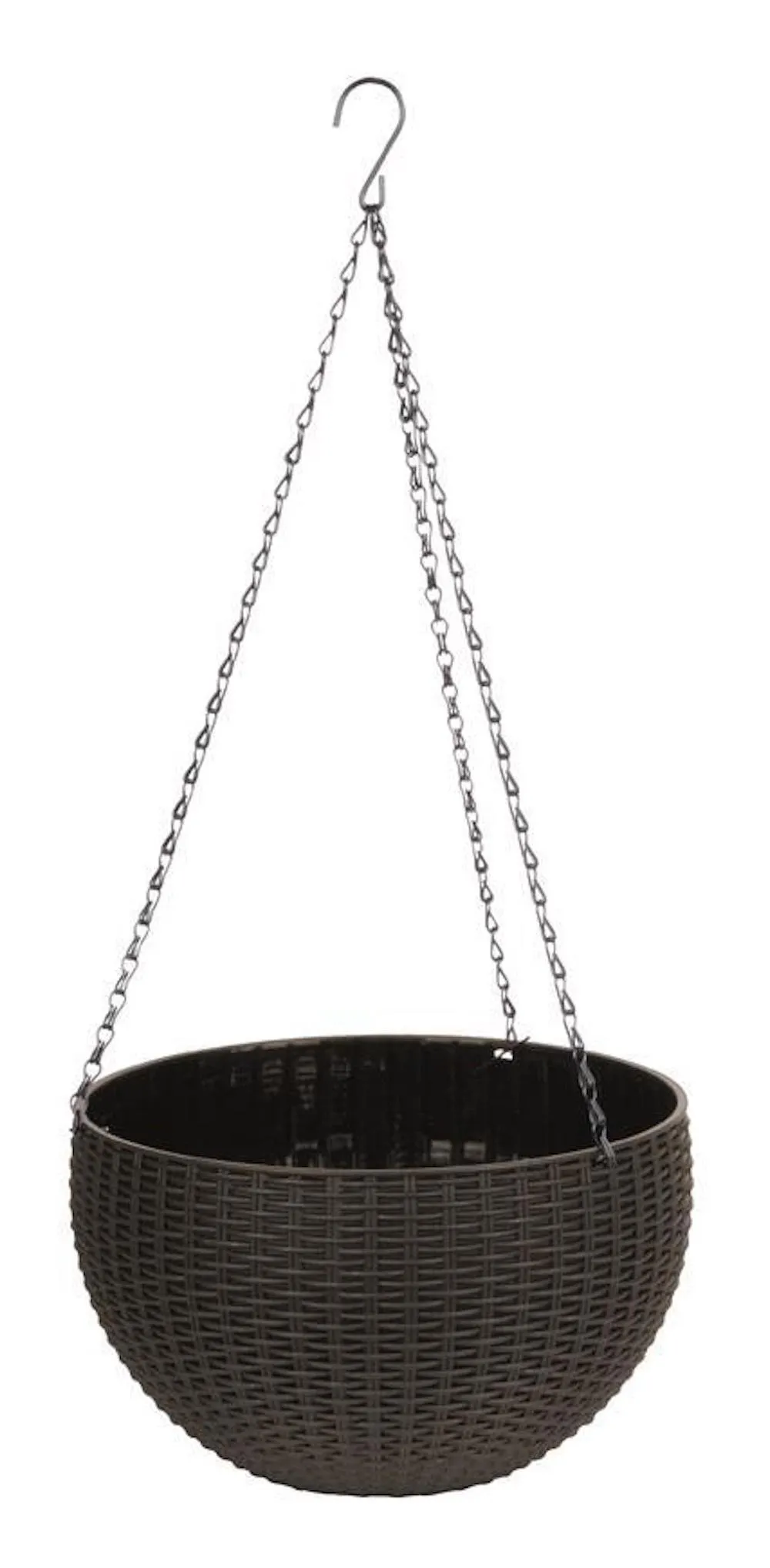 PROREGAL Blumentopf GDA Modern 835, Hang, Kette, 26x16cm, braun