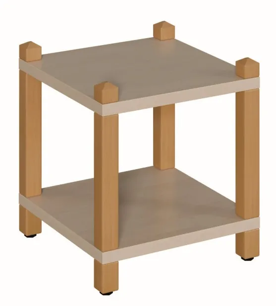 Stollen-Turm quadratisch, ohne Dach und fester Breite: 40 cm