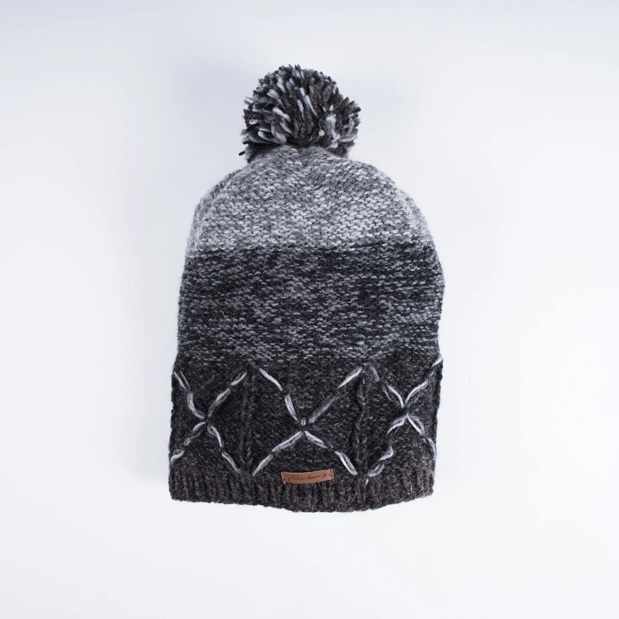 Bommelmütze, Graumix