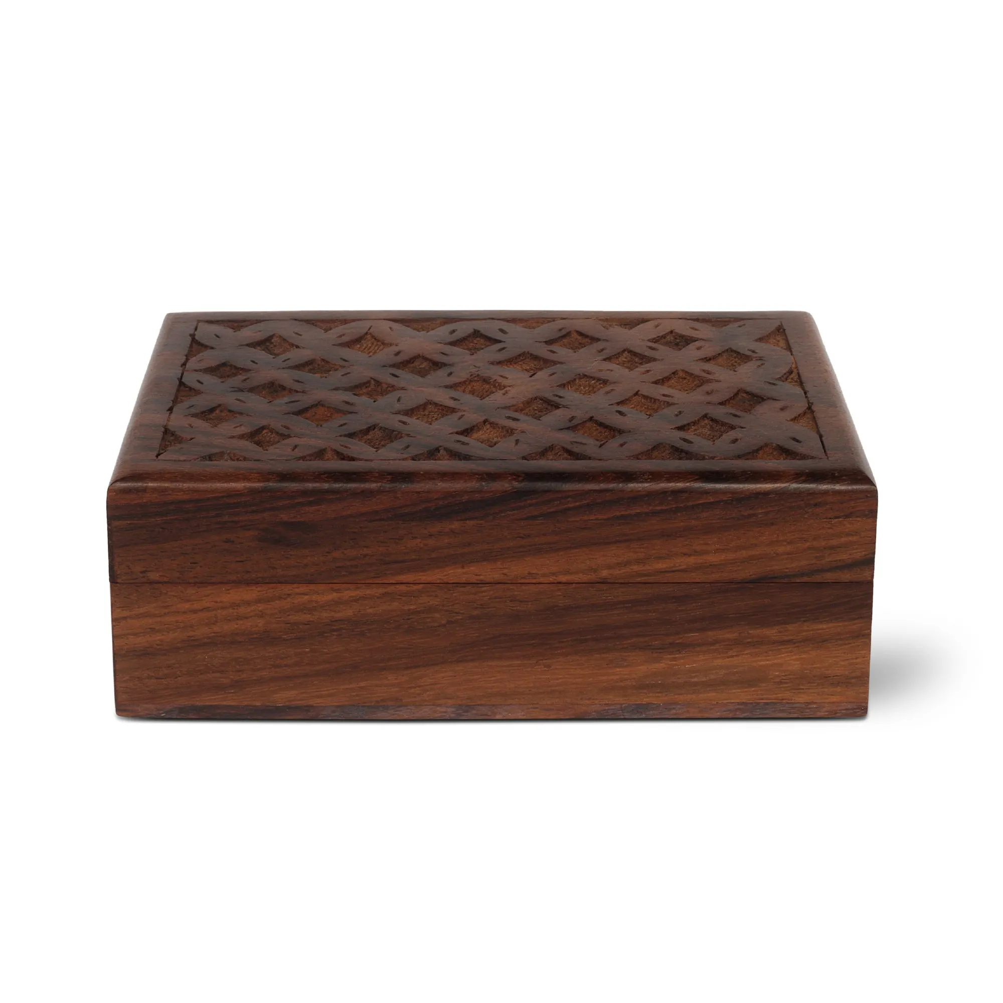 Box 'Rectangular', Palisander, B 12,5 cm, T 7,5 cm, H 5 cm