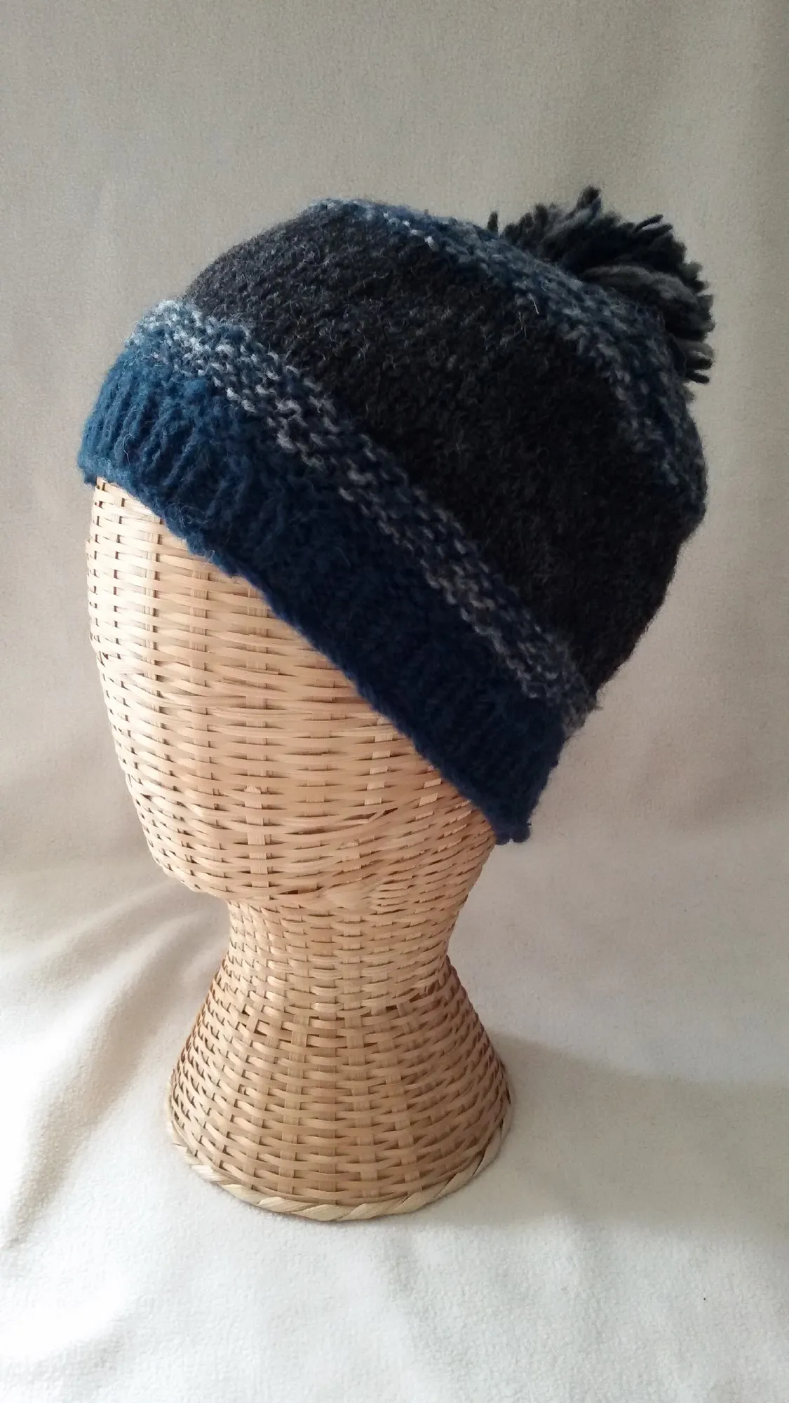 Bommelmütze, petrolmix