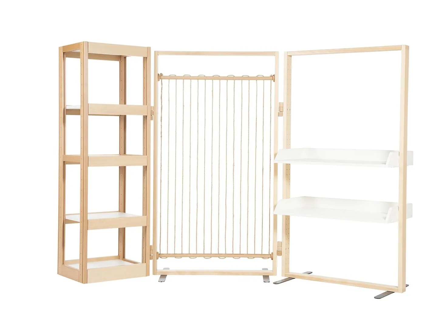 Dusyma kombi-mobil „KreativWerkstatt Materialien und Weben“, Set aus Trennwänden als Raumteiler