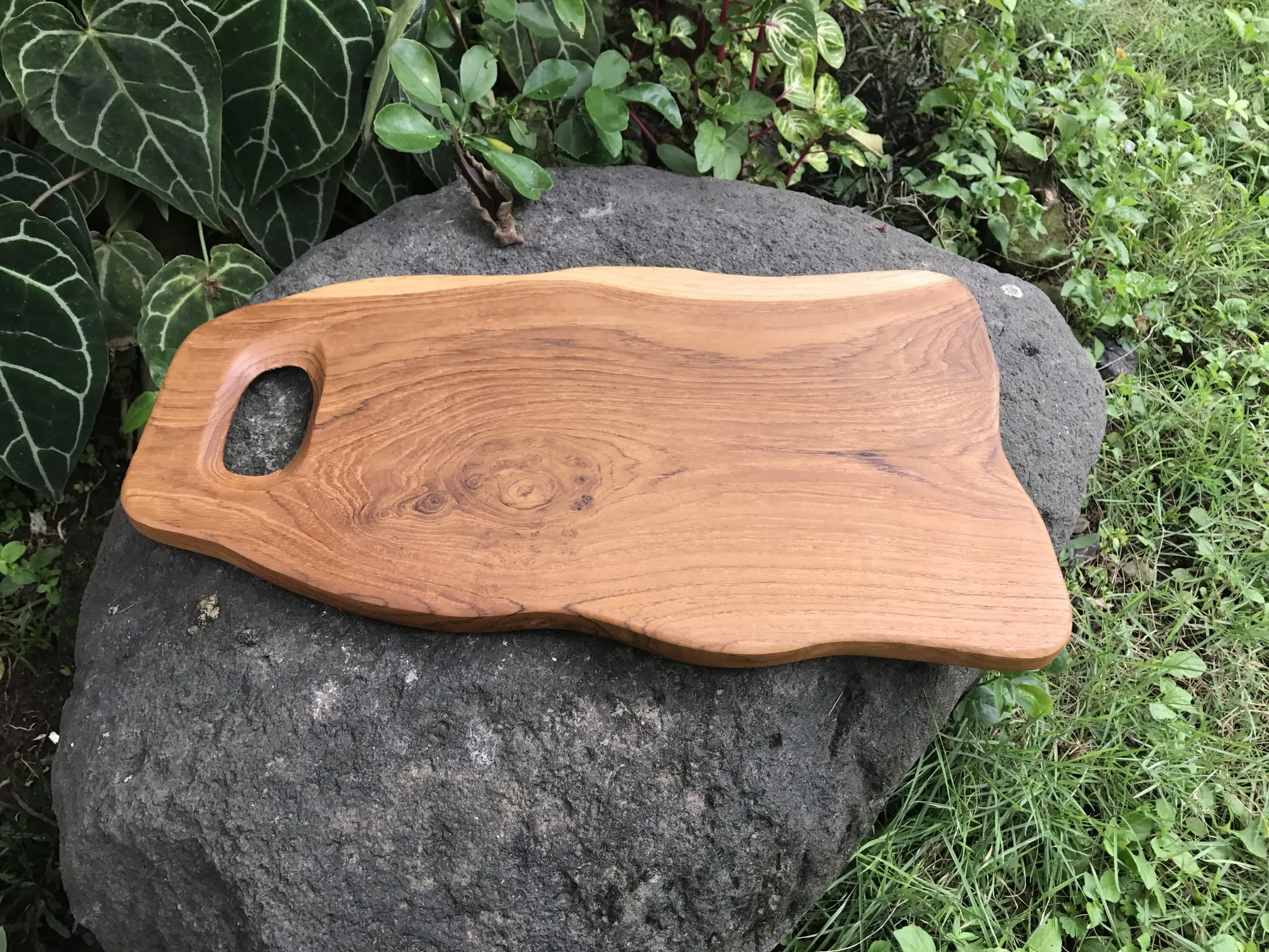 Schneidebrett 'Teak', B 20 cm, H 2 cm, T 40 cm