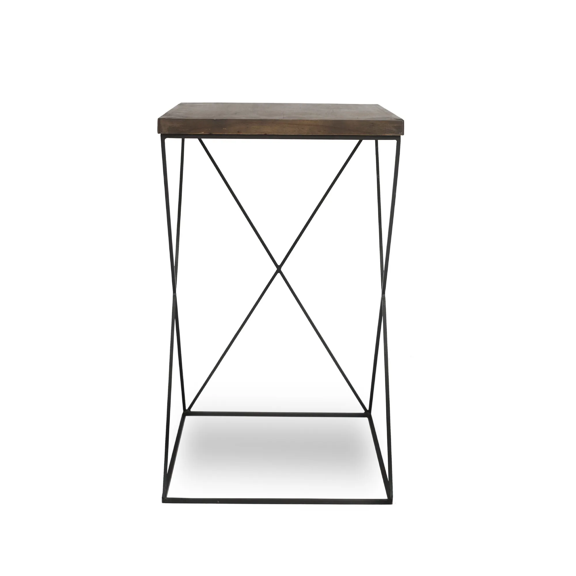 Beistelltisch 'Hempton' S, braun, T 30 cm, B 30 cm, H 63 cm