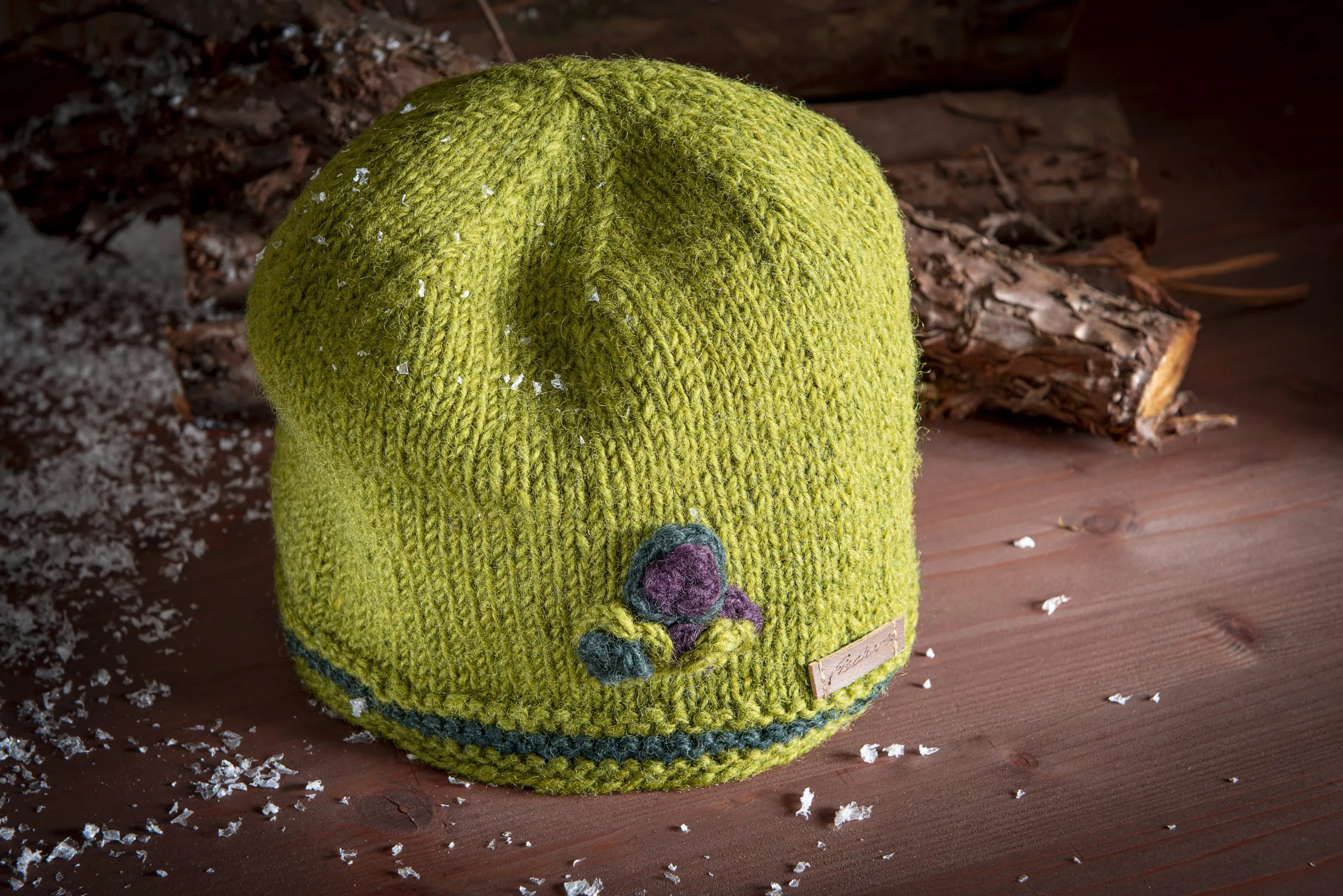 Wollmütze, hellgrün