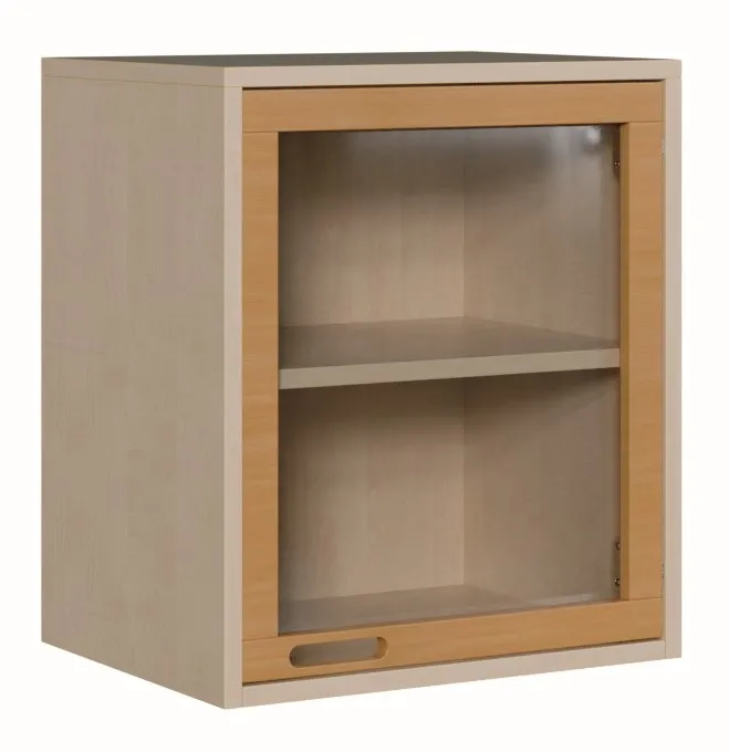 Hängeschrank mit Acrylglastür, Breite 52 cm