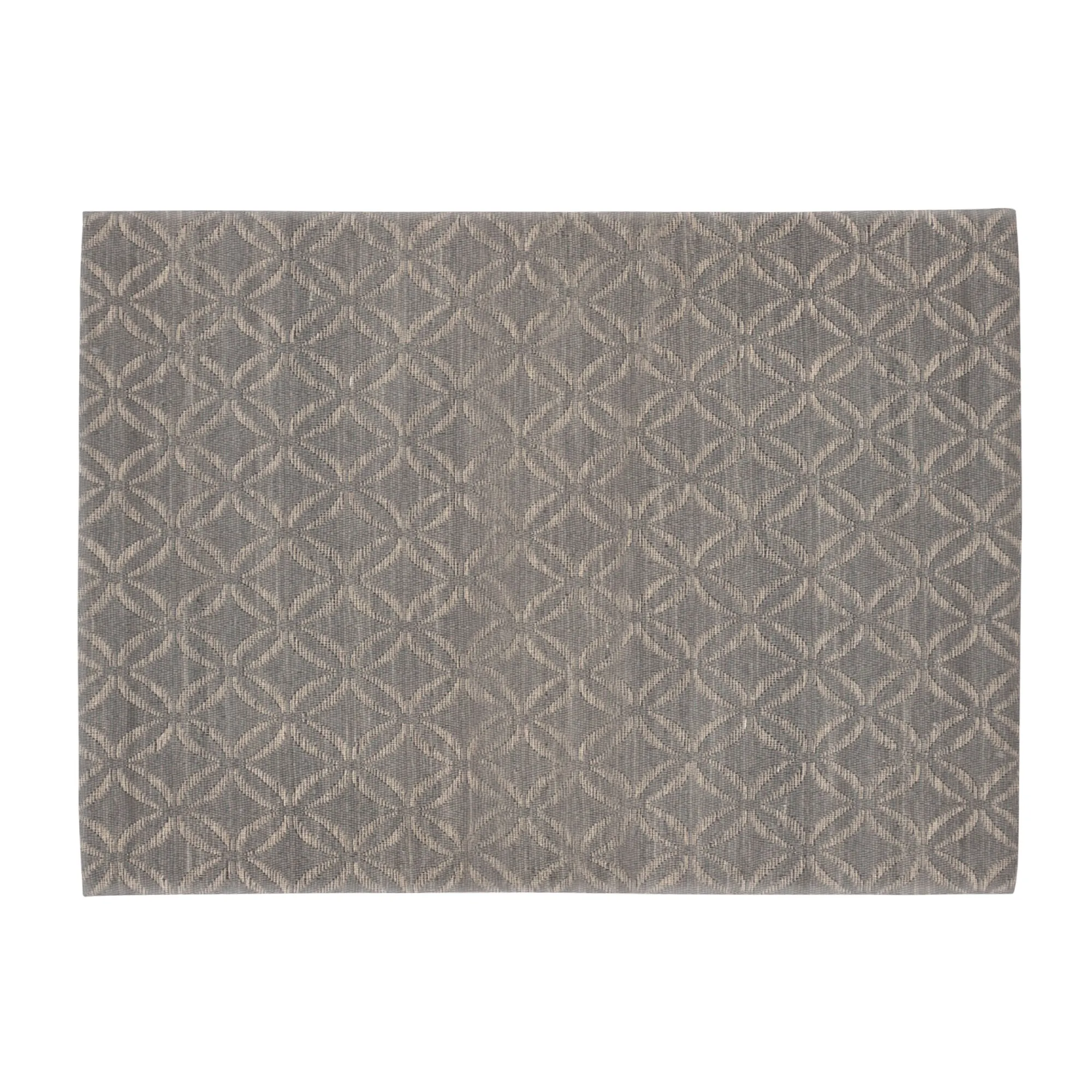 Teppich 'Kasi', handgewebt, grau, T 140 cm, B 200 cm