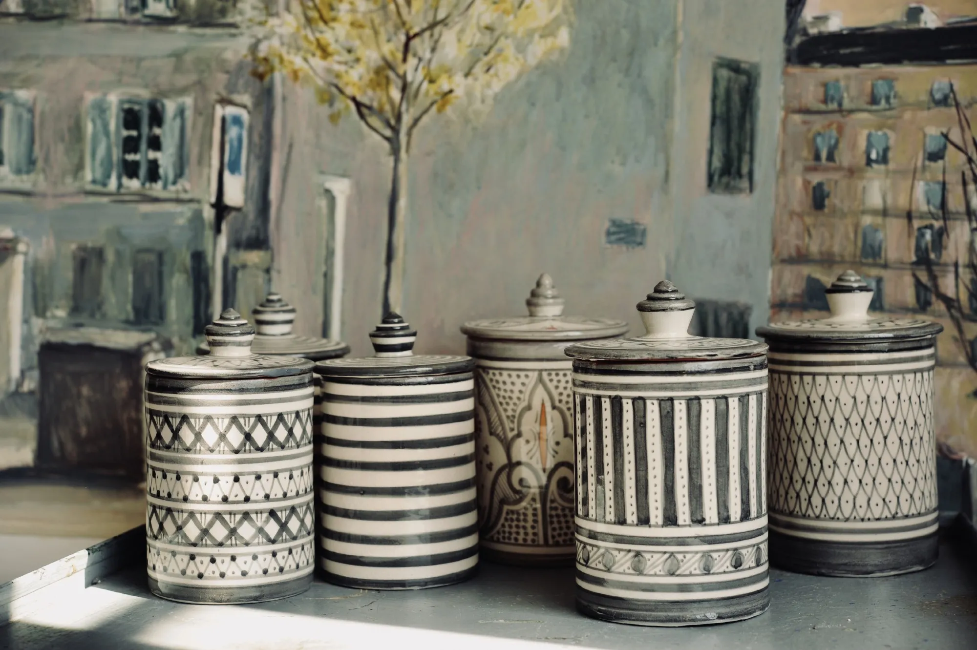 Zierbehälter, Ø 10 cm, H 14 cm