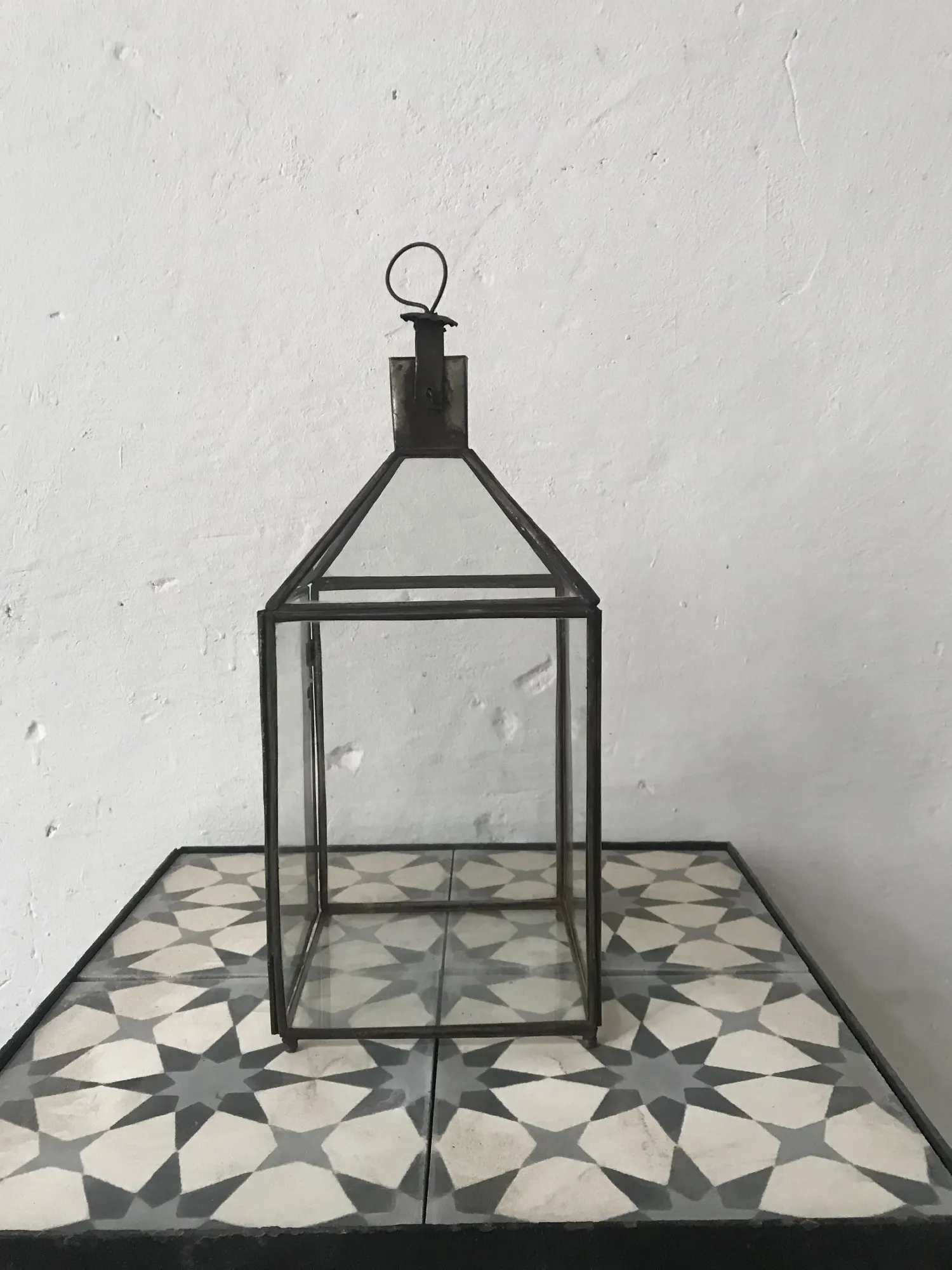 Laterne 'Carre', T 15 cm, B 15 cm, H 33 cm