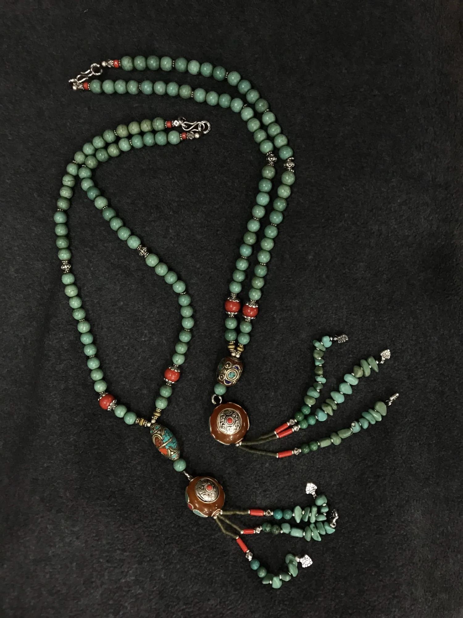 Türkis-Collier, L 45 cm